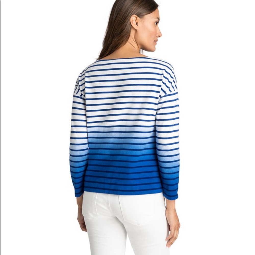 Gorgeous Vineyard Vines dip dye striped shirt - Picture 4 of 8